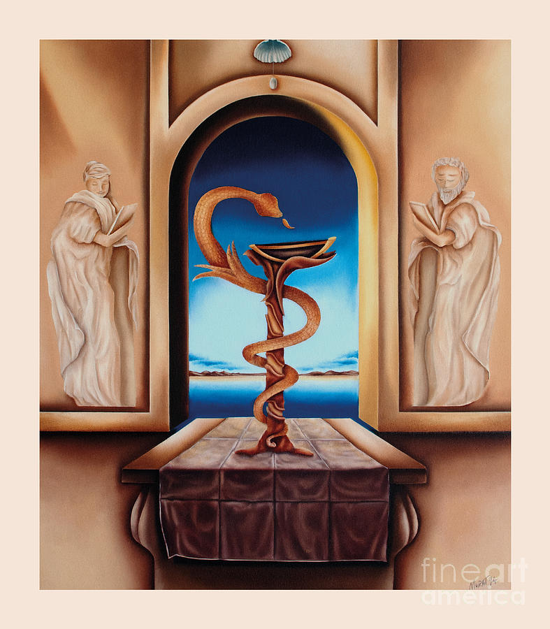 Surreal The Physician Painting by Johannes Murat