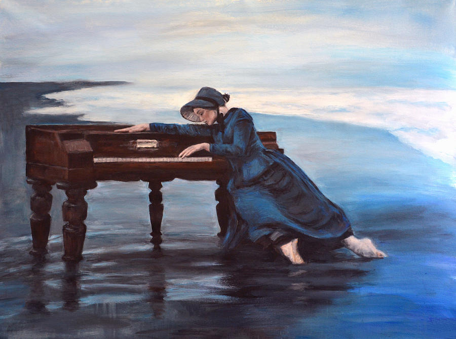 The Piano Painting by Escha Van den bogerd