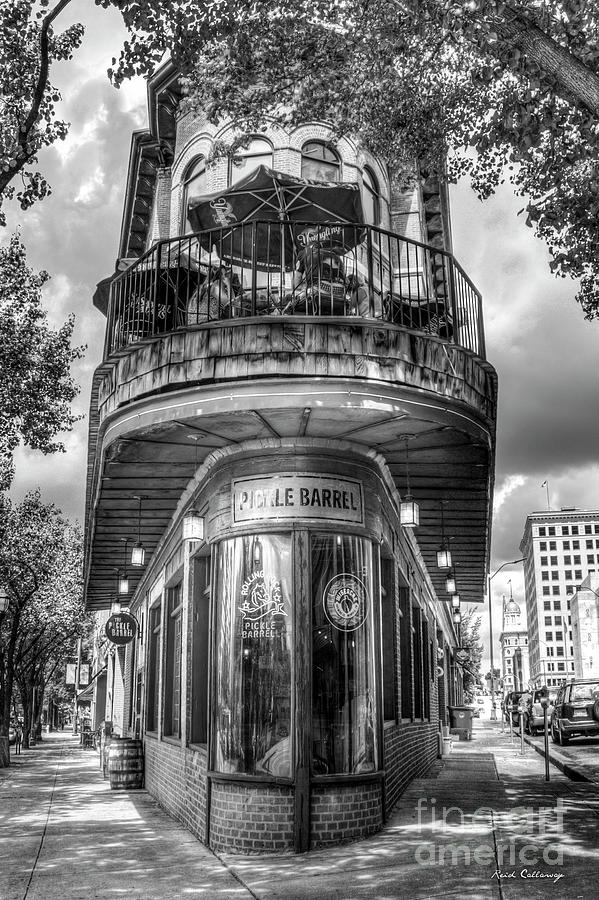 The Pickle Barrel Too B W  Chattanooga, Tennessee Art Photograph by Reid Callaway