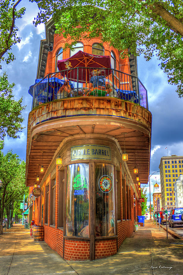 Chattanooga TN The Pickle Barrel Too Flatiron Building Architectural Art Photograph by Reid Callaway