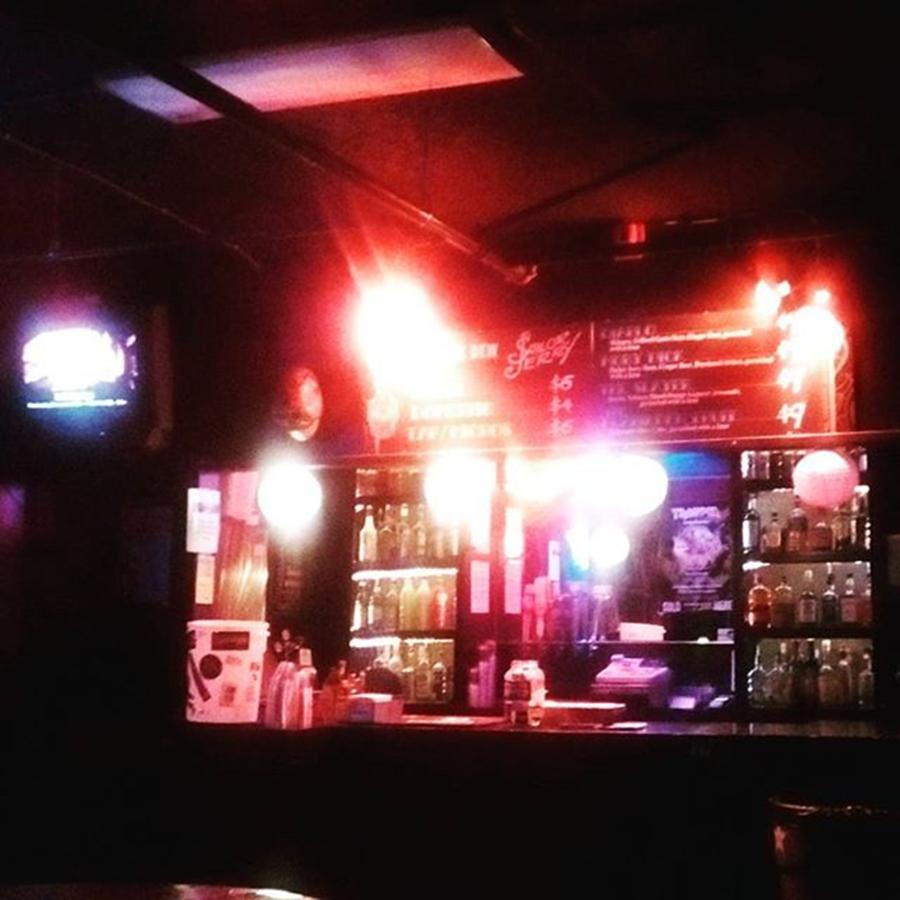 Seattle Photograph - The Picturesque, Dimly Lit Bar At The by XPUNKWOLFMANX Jeff Padget