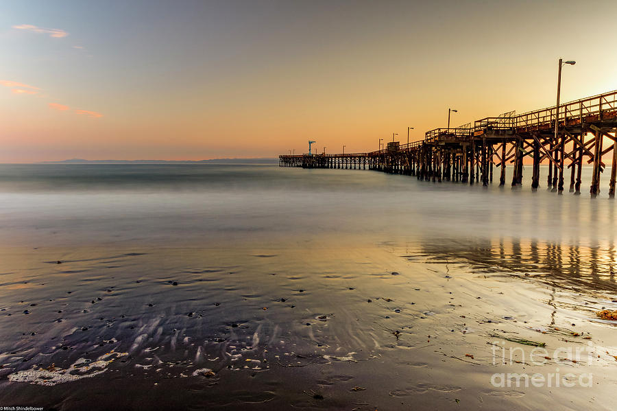 The Pier At Goleta  Photograph by Mitch Shindelbower
