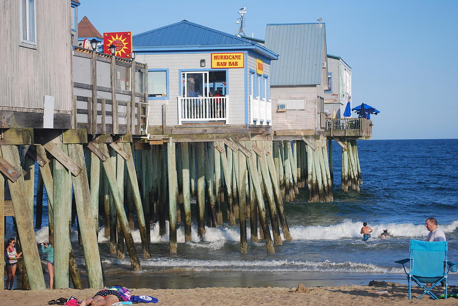 The Pier At Old Orchard Beach Photograph By Alan Holbrook Fine Art   The Pier At Old Orchard Beach Alan Holbrook 