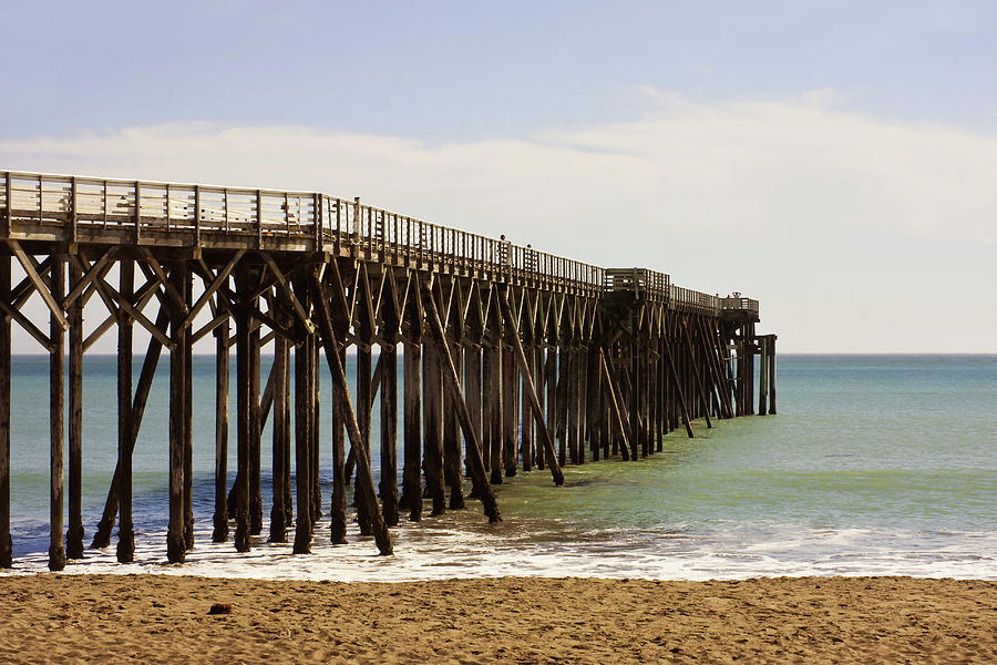 The Pier at San Simeon Photograph by Art Block Collections