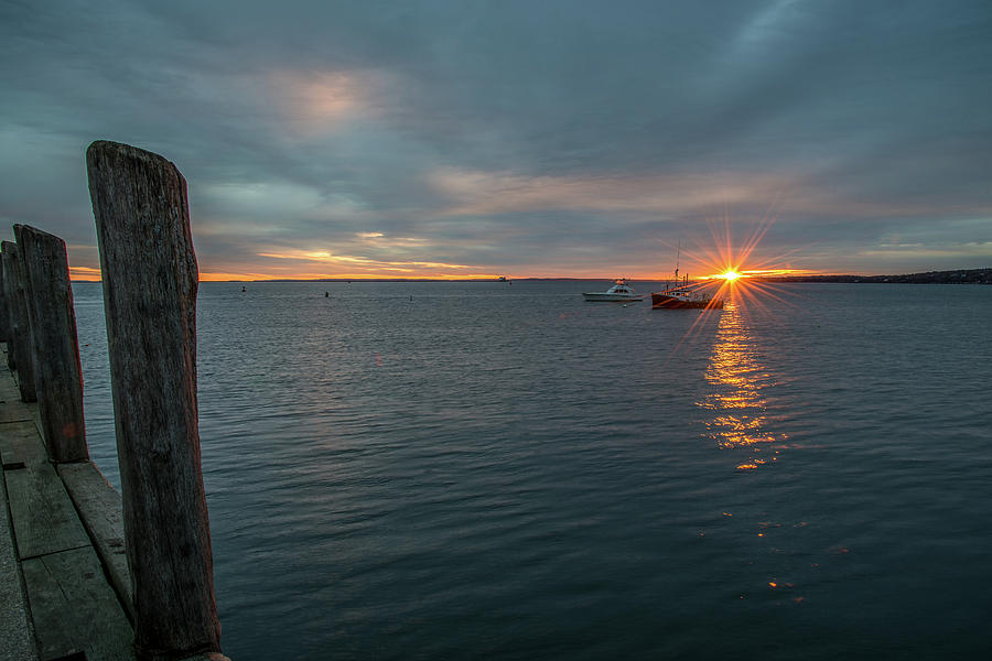 The Pier at sunrise  Photograph by Tony Pushard