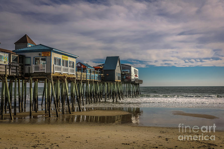 The pier at the end of November Photograph by Claudia M Photography