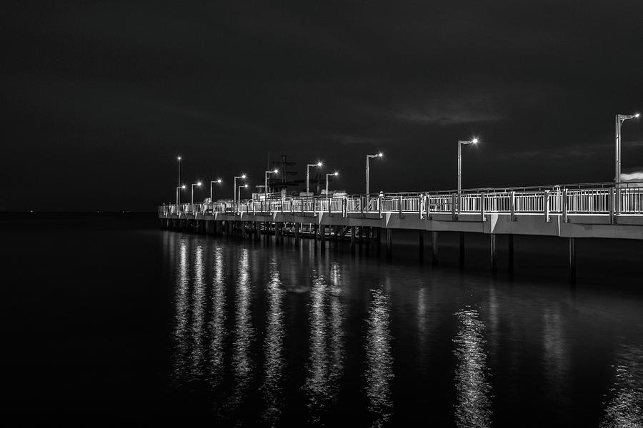 The pier in Pomorie Photograph by Plamen Petkov