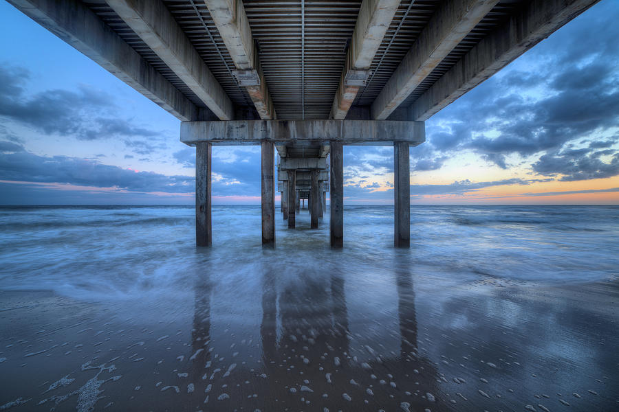 The Pier on Orange Beach Photograph by JC Findley