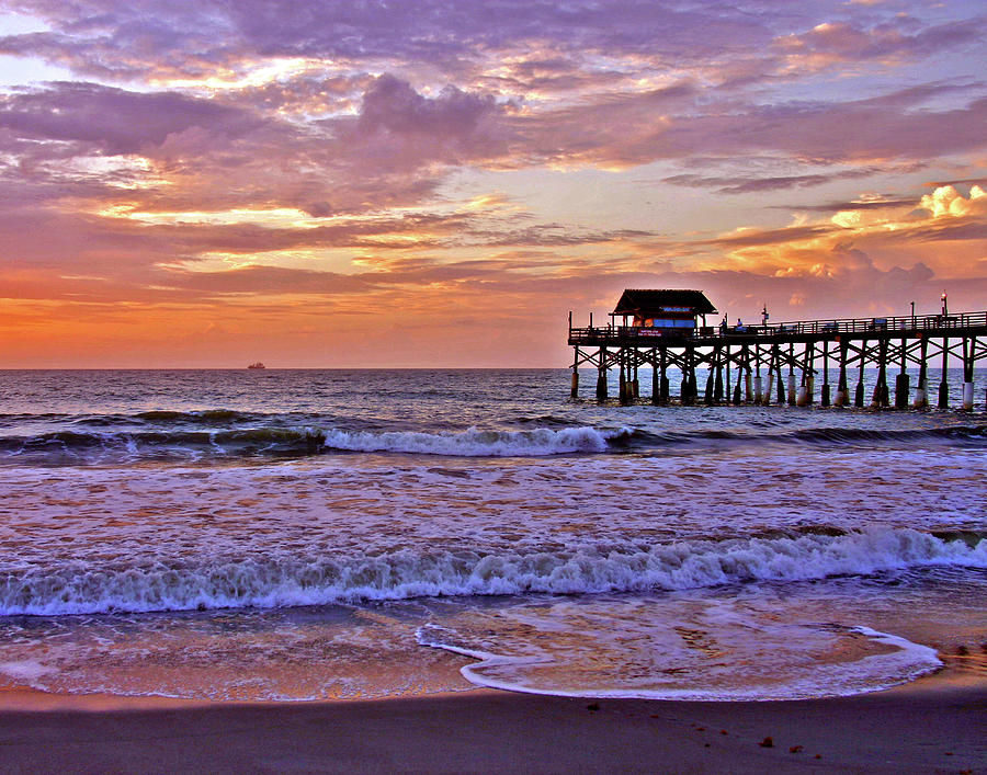 Sunset Photograph - The Pier by Scott Mahon