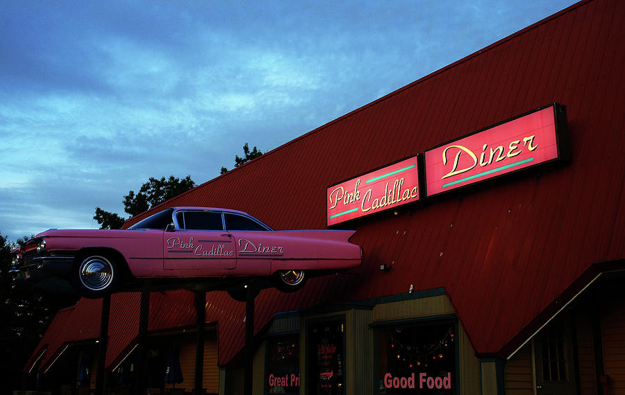 The Pink Cadillac Diner Photograph by Mary Capriole