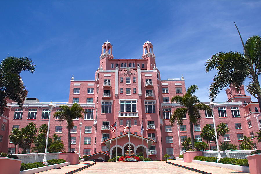 The Pink Hotel Photograph by Denise Mazzocco