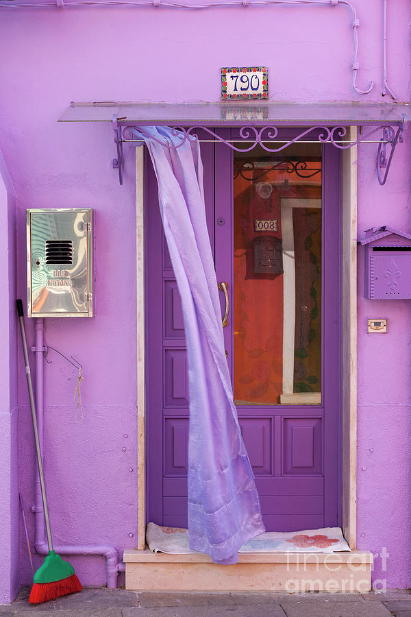 The Pink House on Burano Photograph by Heiko Koehrer-Wagner