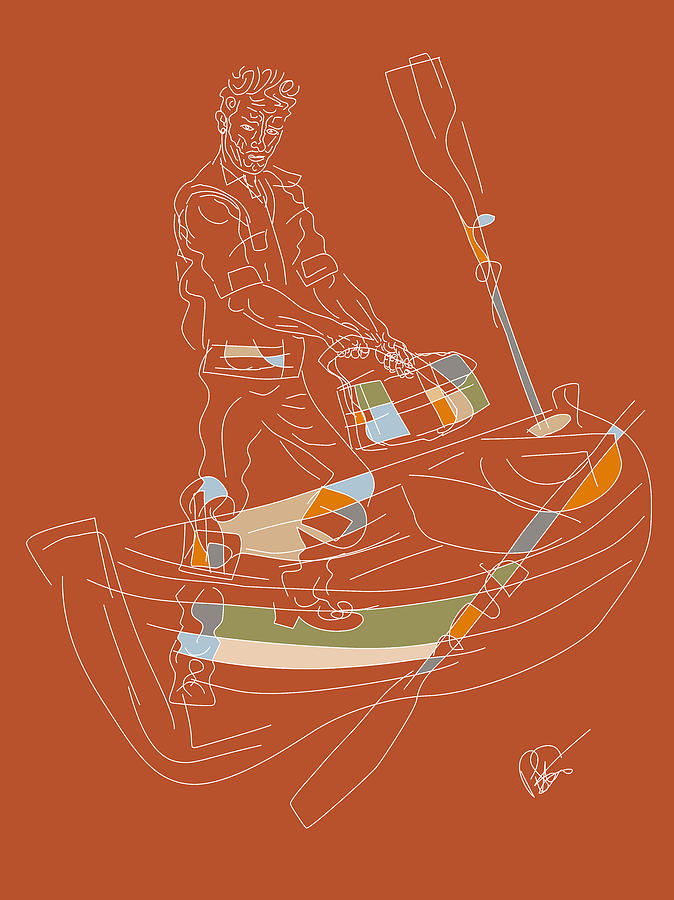 Boat Digital Art - The Pirate of Sevilla by Halny