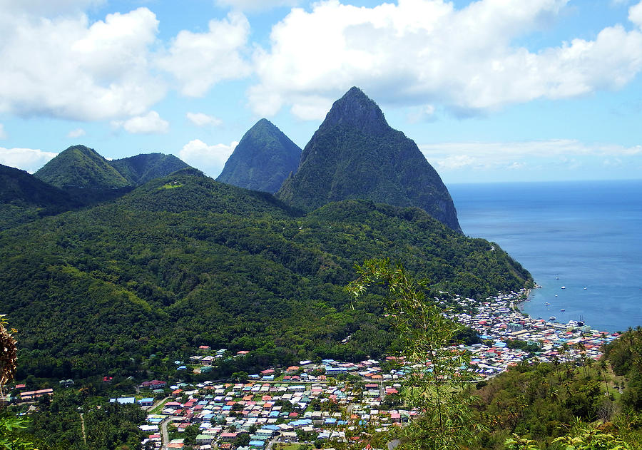 The Pitons, St. Lucia Photograph by Kurt Van Wagner