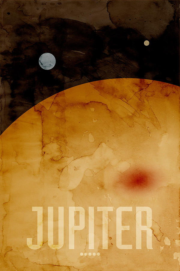Planet Digital Art - The Planet Jupiter by Michael Tompsett