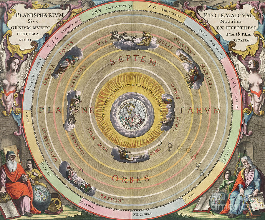 The Planisphere Of Ptolemy, Harmonia Photograph by Science Source