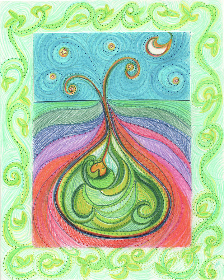 The Planted Seed by jrr  Drawing by First Star Art