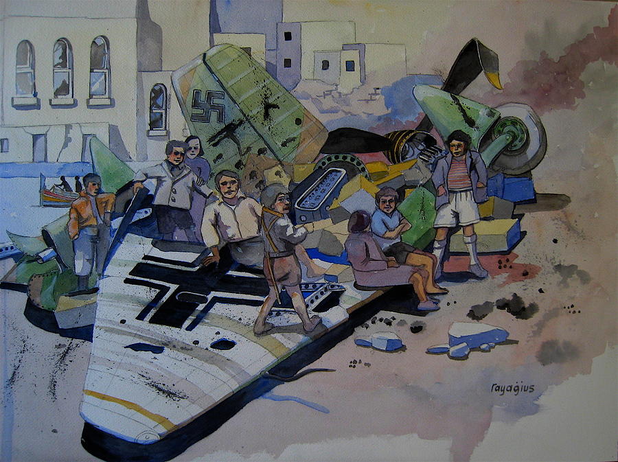 The Playground Painting by Ray Agius