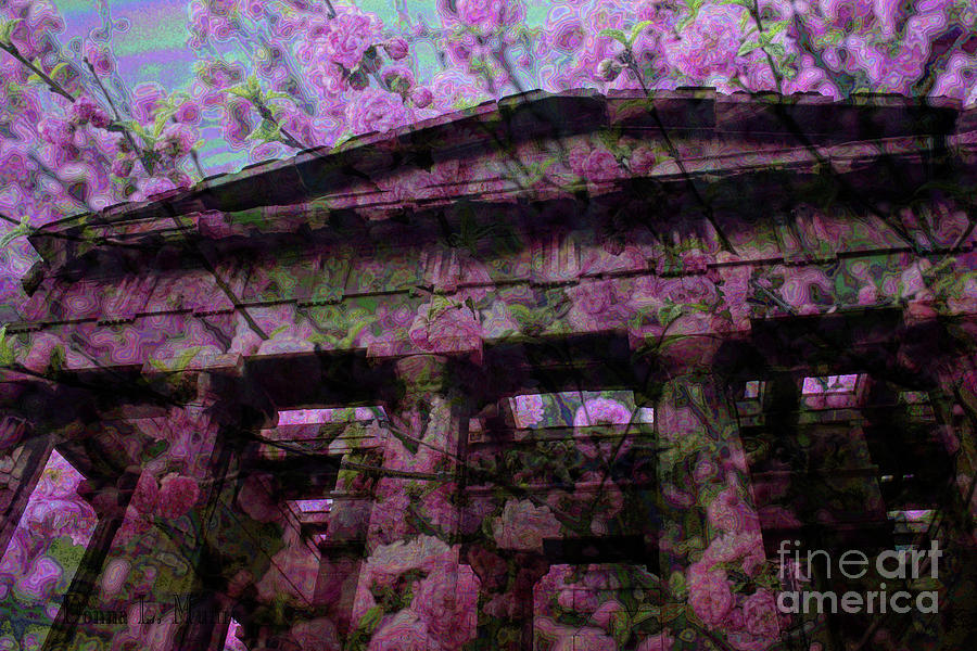 The Plum Blossom Tabernacle Digital Art by Donna L Munro