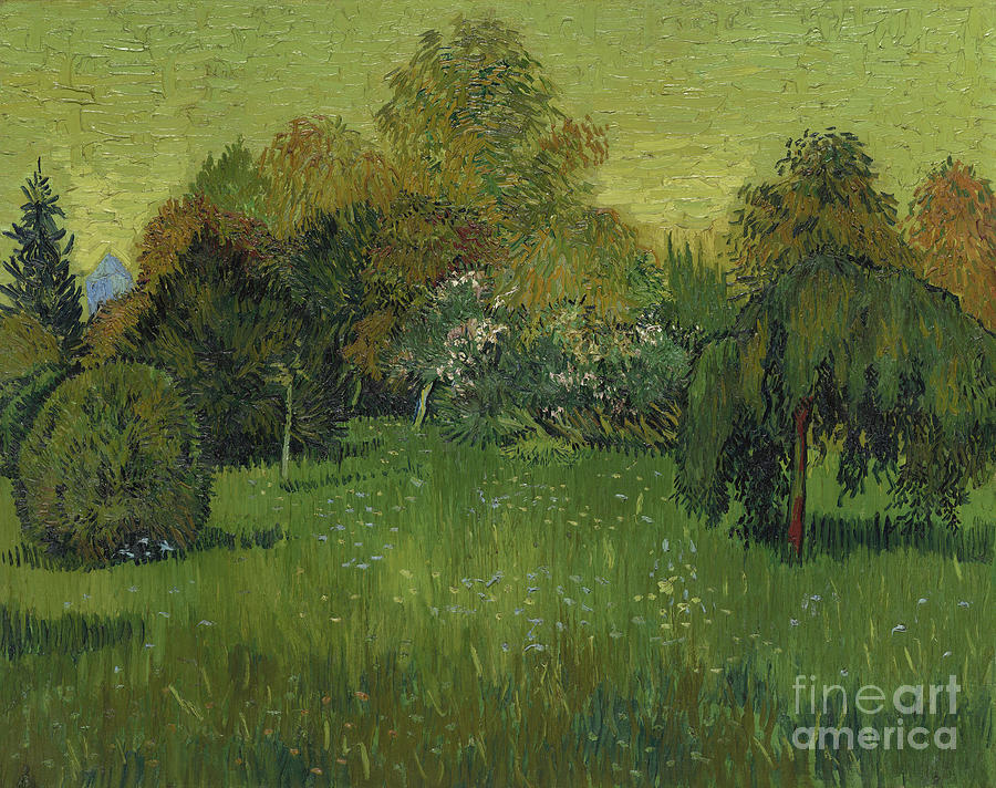 Vincent Van Gogh Painting - The Poets Garden by Vincent Van Gogh