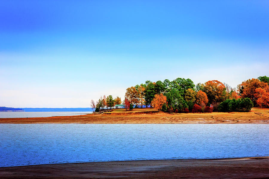 Beach Photograph - The Point - Lakeside Landscape by Barry Jones