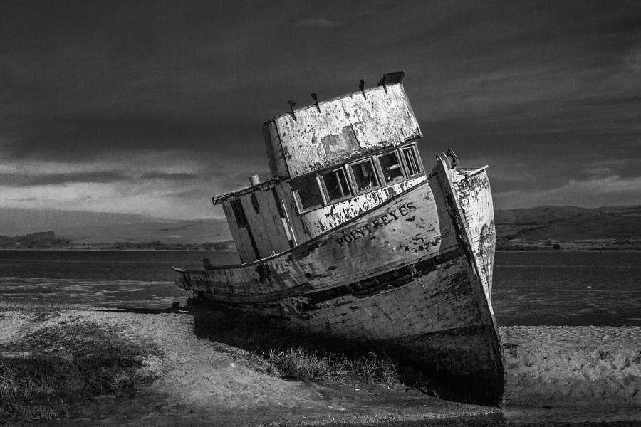 The Point Reyes In Black and White Photograph by Bill Gallagher