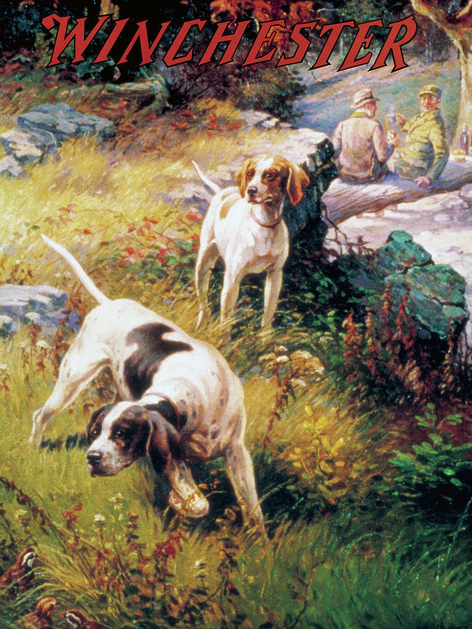 The Pointers Painting by A Russell