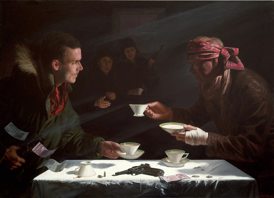 Rembrandt Painting - The Poison Game by Jon B Paulsen