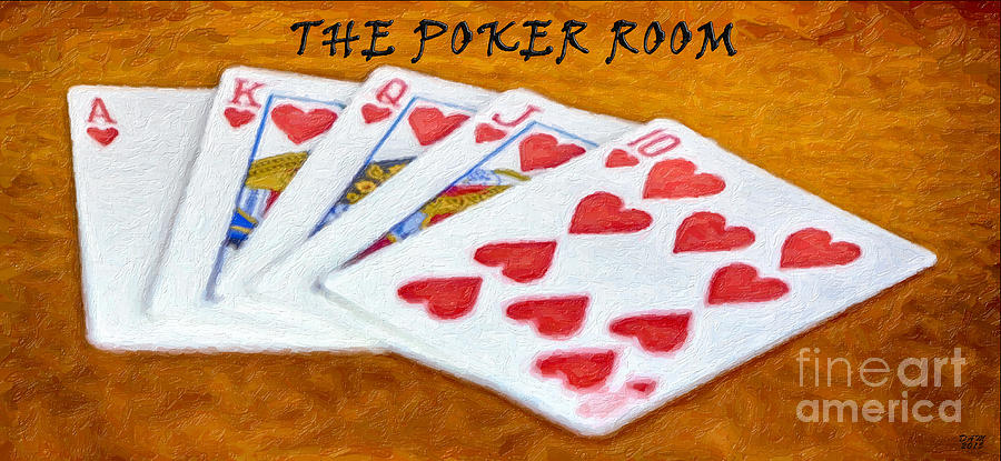 The Poker Room Painting by David Millenheft