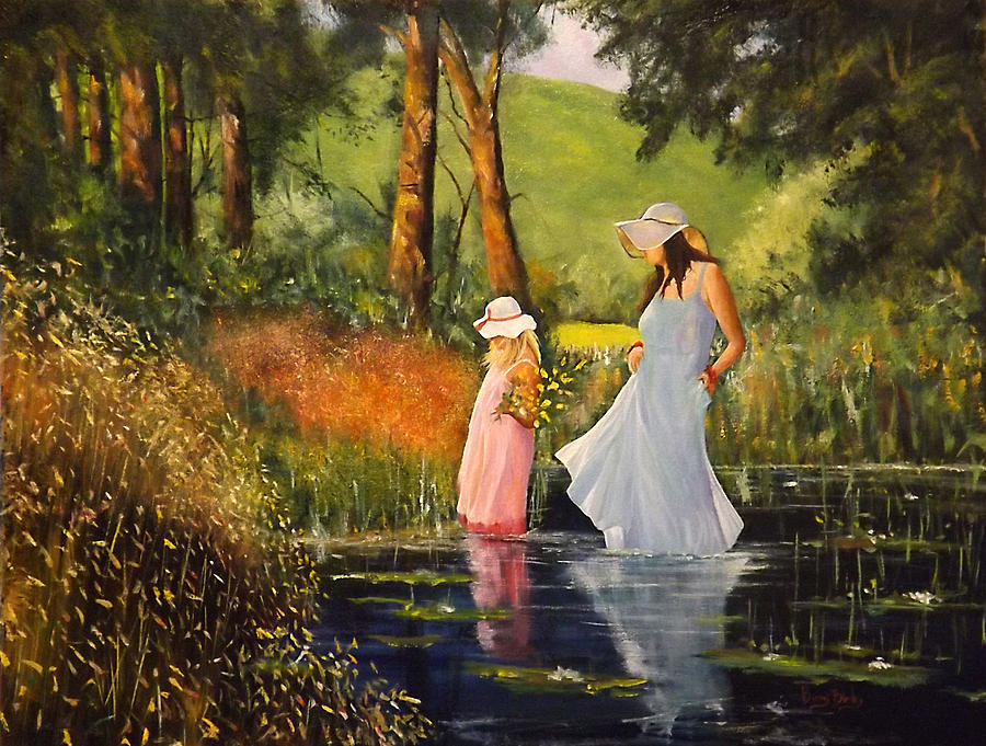 The Pond Painting by Barry BLAKE