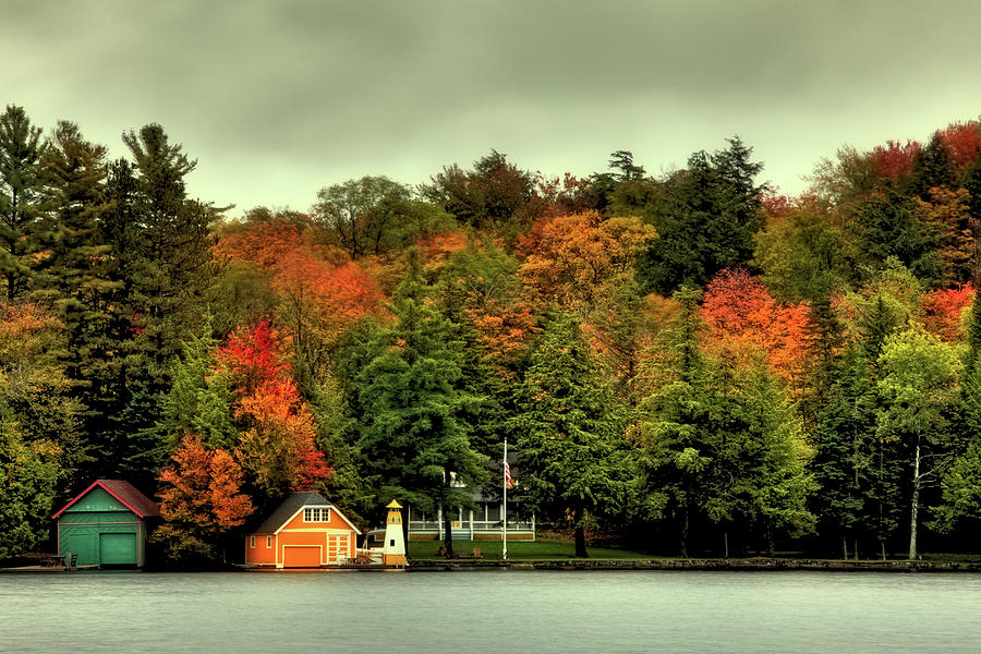 The Pond in Old Forge Photograph by David Patterson