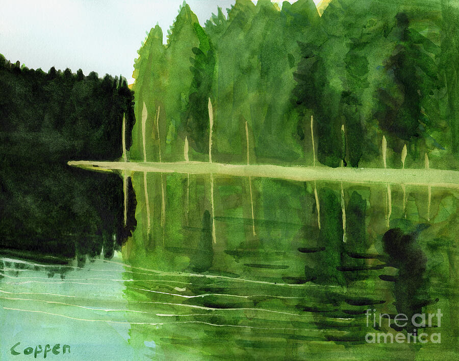 The Pond Painting by Robert Coppen