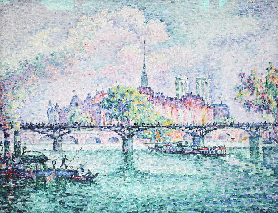 Paul Signac Pont des Arts (Paris) Painting Reproduction