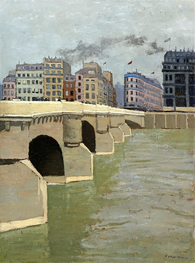 The Pont Neuf Bridge Painting by Felix Vallotton