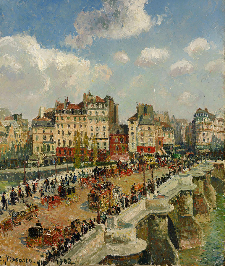 Vintage Painting - The Pont - Neuf by Mountain Dreams