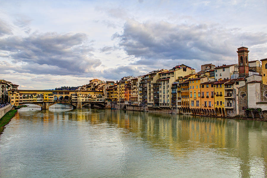 The Ponte Vecchio and Florence Photograph by Wade Brooks