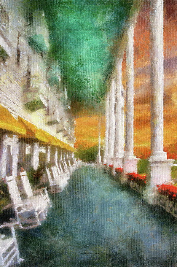 The Porch Grand Hotel Mackinac Island Michigan Pa 04 Vertical Mixed Media By Thomas Woolworth