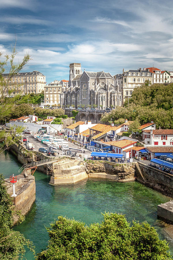 The port in Biarritz Photograph by W Chris Fooshee