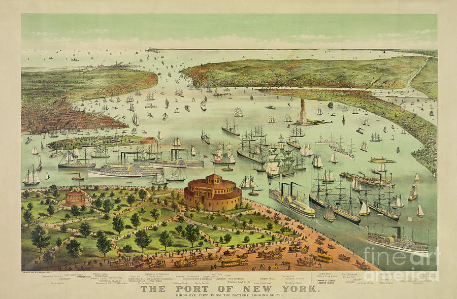 The Port Of New York Photograph