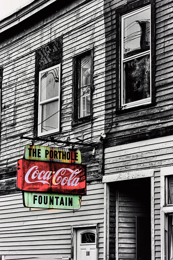 The porthole Portland Maine Photograph by Tom Prendergast