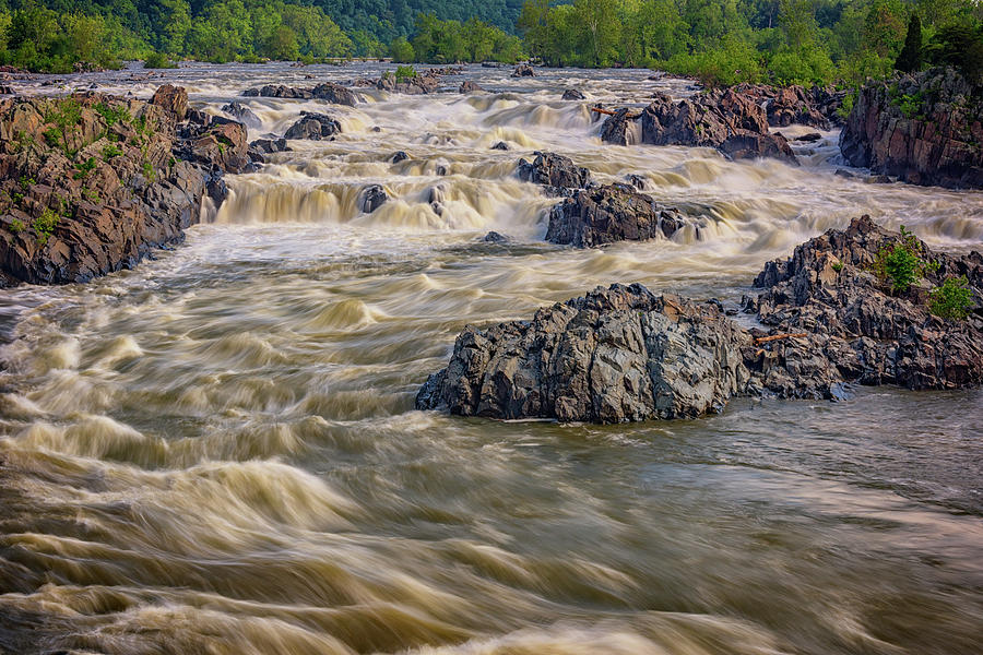 Waterfall Photograph - The Potomac River by Rick Berk