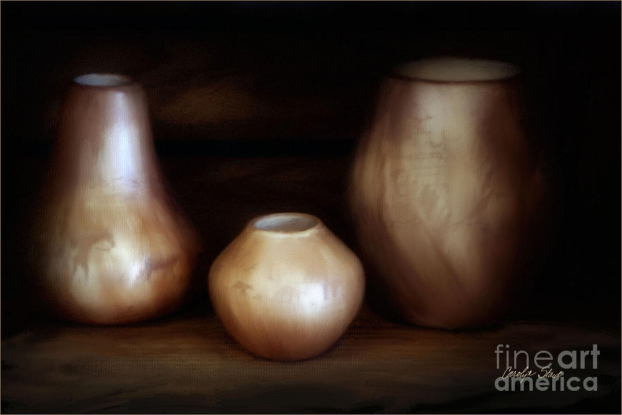 Still Life Painting - The Potter by Carolyn Staut