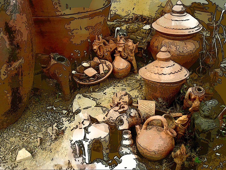 The Potters World Photograph by Padamvir Singh