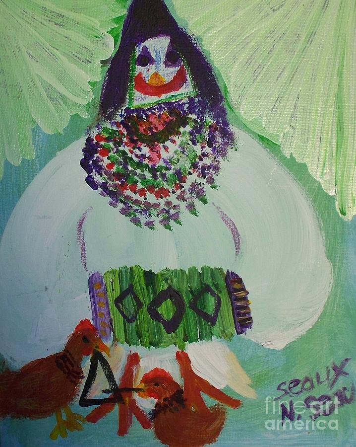 The Poulet Brothers Band Painting by Seaux-N-Seau Soileau