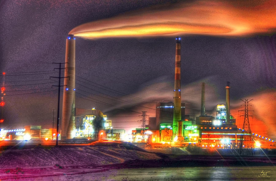 The Power Factory Photograph by Sam Davis Johnson