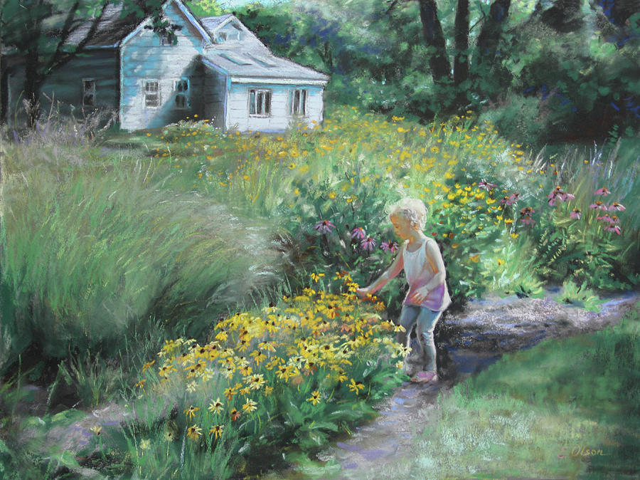 The Prairie Garden Pastel by Emily Olson