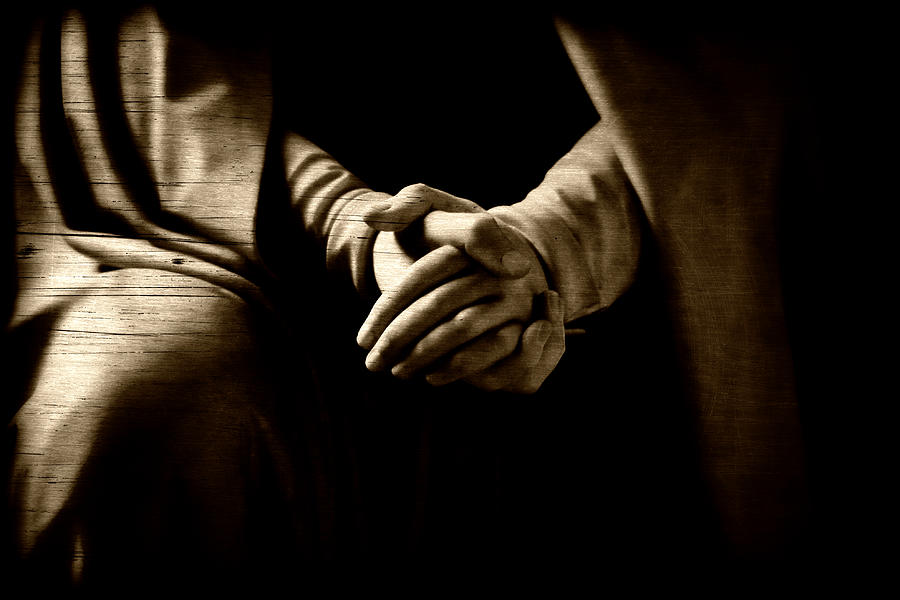 Hands Photograph - The Praying Hands. by Dania Reichmuth Photography