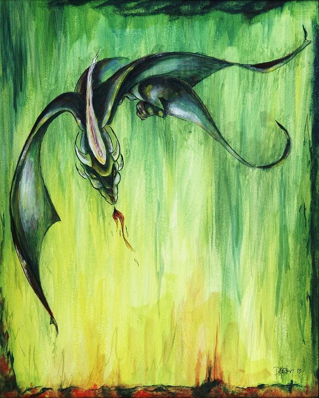 The Predator Painting by Patricia Kanzler