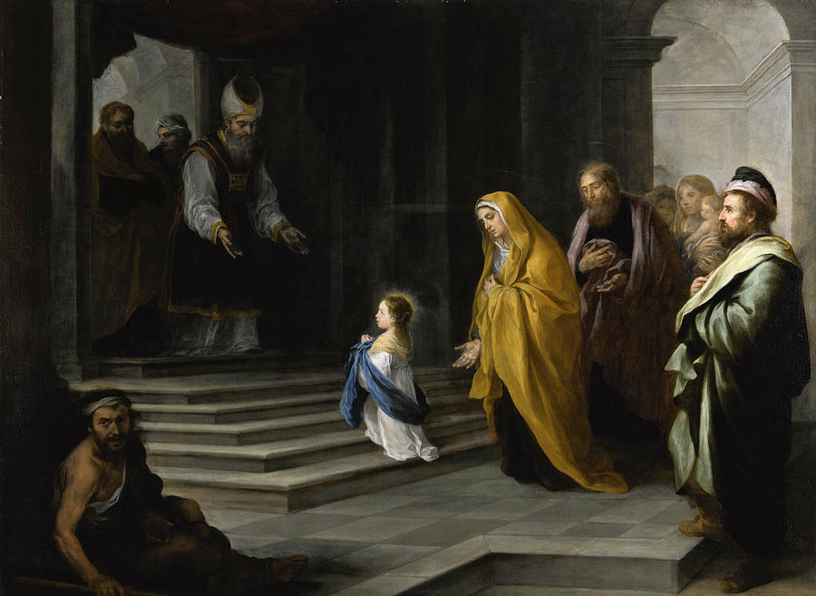 The Presentation of the Virgin Painting by Bartolome Esteban Murillo