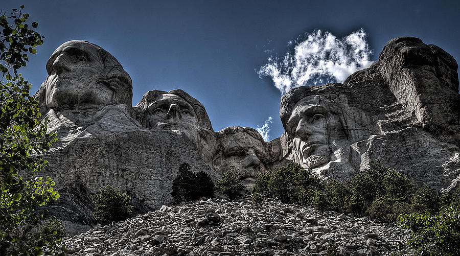 The Presidents of Mount Rushmore Photograph by Deborah Klubertanz